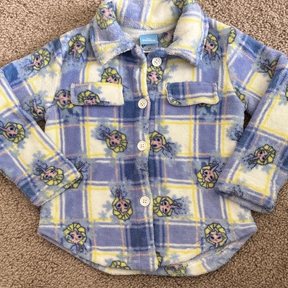 Disney Other - Disney Frozen Fleece with Blue and Yellow Accents